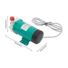 27L/Min Industrial Magnetic Drive Water Pump Chemical Water Pump 2600r/Min 15W