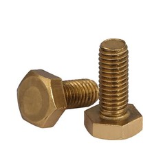 Brass Hex Bolts DIN 933 Fully Threaded Bolts M4 M5 M6 M8 M10 M12