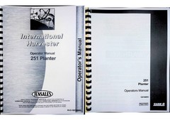 IH International 251 Planter Owners Operators Manual