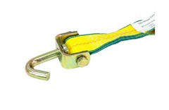 Mytee Products (4 Pack) 2″ x10′ Lasso Ratchet Strap with J Finger Hook Wheel …