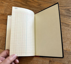 Vintage Royal Vernon Line D.E. Ledger Book No. 2044 Accounting Records 144 Pages