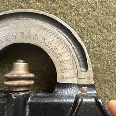 Vintage The L S Starrett Co., Athol Mass.. Protractor Head No. 490 🇺🇸