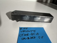 valenite LTMR-85A Indexi Carbide Lathe Toolholder 6”OAL 1-1.25 Shank Turn Thread
