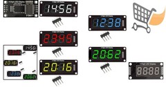 Digital LED Display Module 4 Digit 7 Segment 5 Color TM1637 Compatible for Pr…