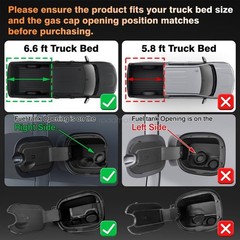Fuel Door Pocket Assembly For Chevrolet Silverado 1500 19-25 6’6″ Bed Gas Only
