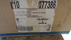 TEN CARLON 2″ PVC Electrical Conduit Expansion Coupling, 2 Piece, IPEX 077386