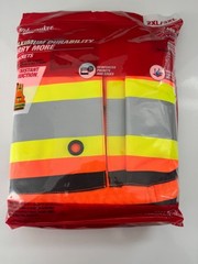 Milwaukee Orange Class 2 Surveyor’s High Visibility Safety Vest 2XL 3XL NEW