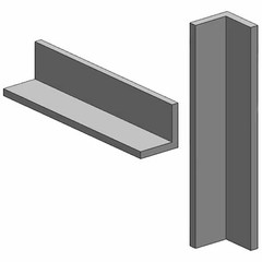 Zoro Select Ha.25X1-12 Carbon Steel Angle, 12 In – L, 0.25 In, Ha.25X1-12