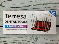 Terresa Professional Dental Pick Tools 9 Pack Oral Care Teeth Dentist