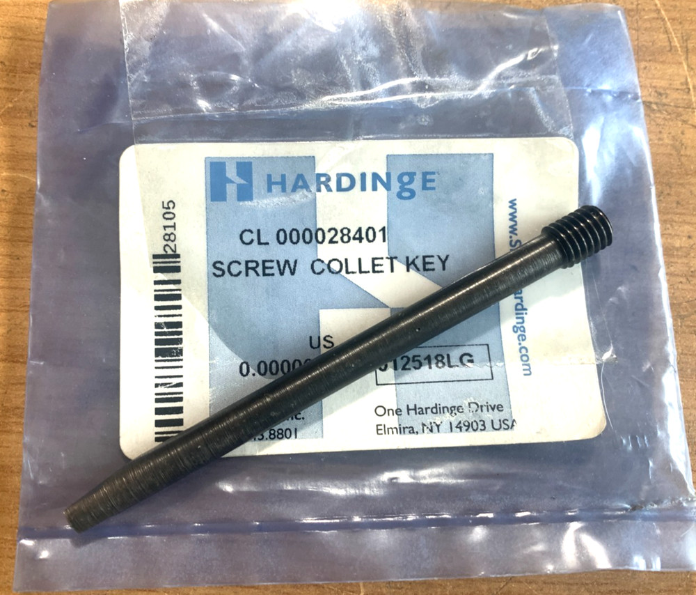 Hardinge CL Collet Key Screw New Surplus CL 000028401
