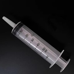 60-350ML Reusable Big Large Plastic Hydroponics Nutrient Measuring Syringe