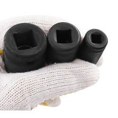3PCS Impact Rated Universal Joint Socket Set 1/4″ 3/8″ 1/2″ Drive Swivel Adapter