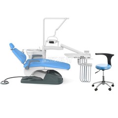 FDA Unidad de Silla Dental Sillon Motor DC Cuero Duro PU TJ2688-A1