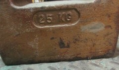 25 KG Test Scale Weight Sold Separately 44873WVS