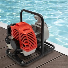 1″ 2-Stroke 1.7HP Gas-Powered Gasoline Water Pump Semi-Trash Water Transfer Pump