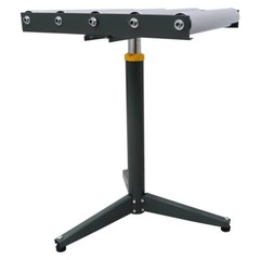TECHTONGDA 5 Rolls 23.9″-41.6″ Adjustable Conveyor Roller Table 250Lbs Capacity