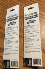 Ait Pocket cutter Lot Of Two Auto Retracting Safety Box Cutter