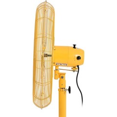 Deluxe Oscillating Pedestal Fan 30″ Diameter Safety Yellow 1/2HP 10000CFM