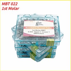 50Sets Dental Orthodontic Buccal Tube 1st 2nd Molar Tube Roth MBT 022/018 Mesh