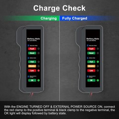 12V Car Battery Alternator Tester Automotive Battery Analyzer Car Load Tester