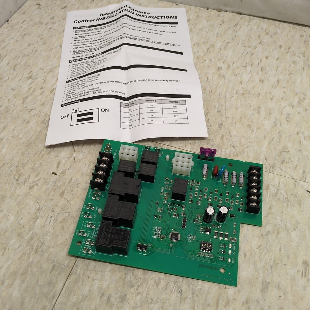 FOR ICM288 Furnace Control Circuit Ignition Board Module for Rheem 62-24084-82