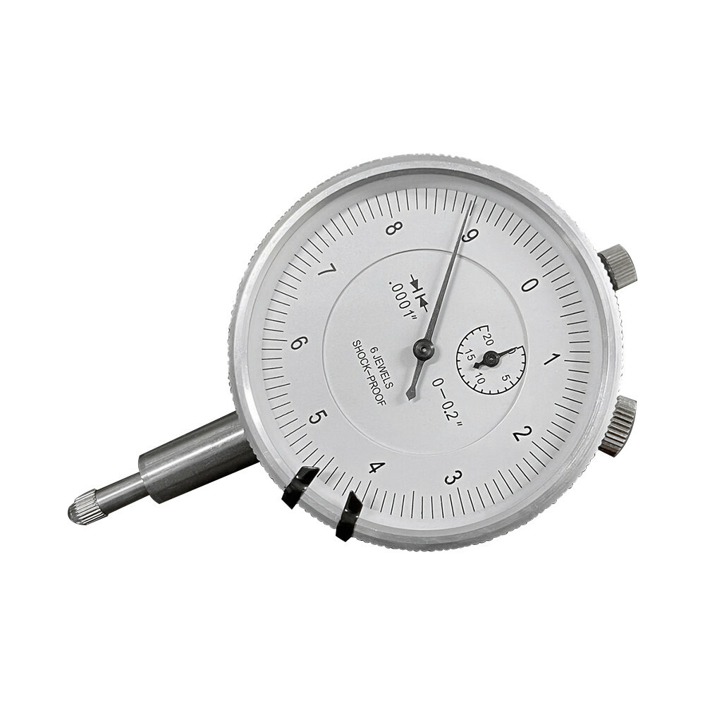 0.2″ HIGH PRECISION DIAL INDICATOR .0001″ SHOCK-PROOF LUG BACK