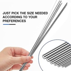 104 Pcs 40 cm Straight Stainless Steel Spring Wire Spring Assortment Stainless