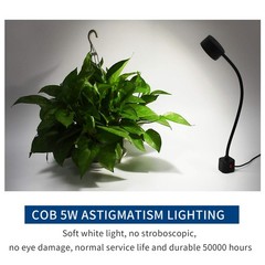 Led Magnetic Work Light 300mm Flexible Gooseneck lamp Magnets Base, 5W, Black