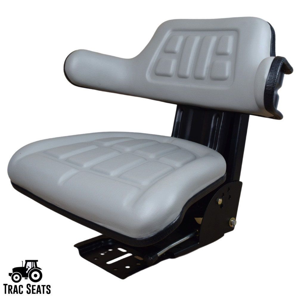 Grey Tractor Suspension Seat Fits Ford / New Holland 3000 3600 3610 3900