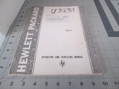 Hewlett Packard, Model 500B/C, Electronic Frequency Meter, Operating Manual, Use