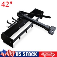 42″ Tow Behind Box Scraper Lawn Tractor Attachments Blade Hitch Tow for ATV UTV
