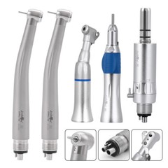 NSK Style Dental E-generator LED High Speed and Low Speed Handpiece Kit 2/4Holes