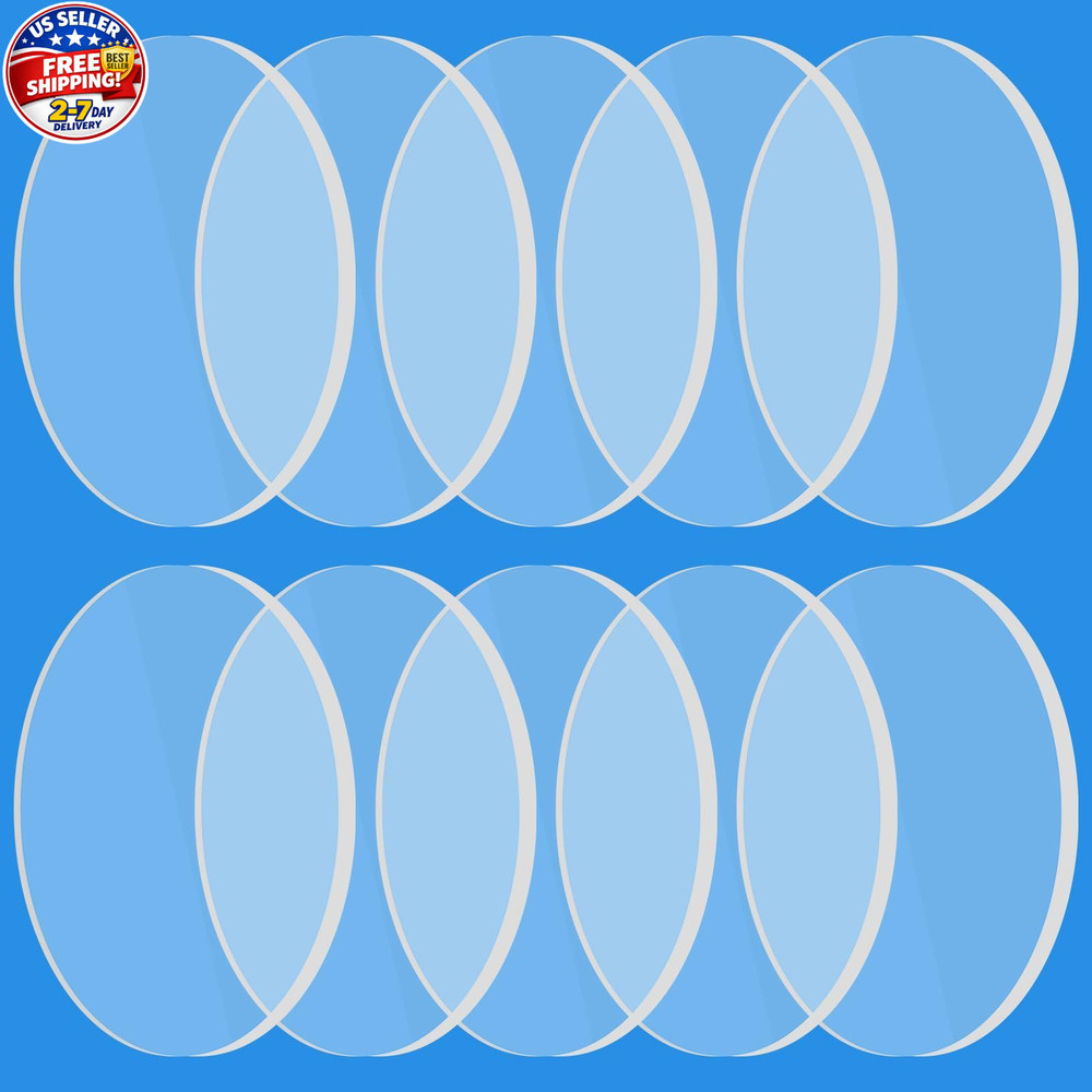 Copkim 10 Pcs 14 mm Laser Protective Lenses 14mm, as picture shown