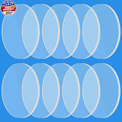 Copkim 10 Pcs 14 mm Laser Protective Lenses 14mm, as picture shown