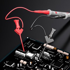 Silicone Multimeter Test Leads Kit 33PCS with Replaceable Wire Piercing Probes