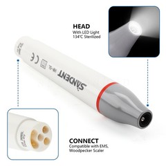 1-5PCS LED Detachable Handpiece Dental Scaler Handle HW-5L for Cavitron EMS