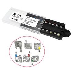 PROB Dental Orthodontic Metal Brackets Brace MIM MBT/ROTH 022/018 345H Monoblock
