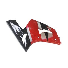 Injection Fairing Kit Kawasaki ZX6R 636 2003-2004 ABS Plastic Gloss Red Black