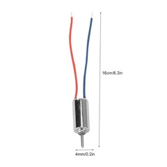 5pcs DC 4.5V 0.12A 0.12W 250RPM Micro Coreless Motor, 4mmx8mm Small Motor, Mi…