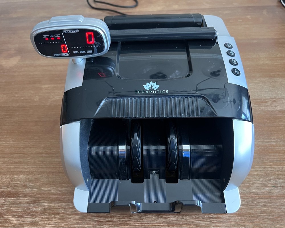 Teraputics Bill Counting Machine Money Currency Counter TK-950B New With Out Box