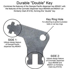 Commercial Paper Towel Dispenser Key Compatible with Georgia Pacific Paper To…