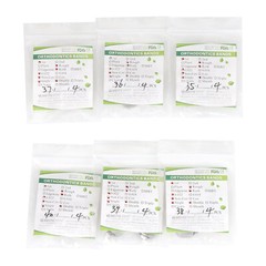 4pcs/pack Dental Orthodontic 1st Molar Bands Buccal Tube Roth.022 #35-#40