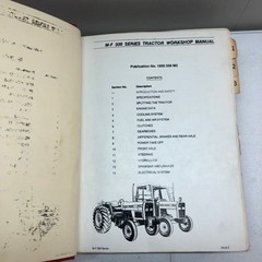 Massey Ferguson MF300 Series Tractor Workshop Service Manual 340 350 375 390 399