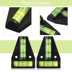 Level Bubble Measurement T-Shaped Horizontal Bubble for MINI 2PCS T-Shaped