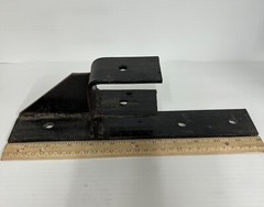 6 pcs Ledger Brackets Solid Steel Construction 12″ Ledger Board Hanger Black