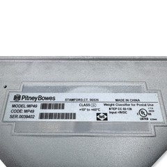 Pitney Bowes MP49 Postal Scale Base 70lb Capacity Weight Classifier 9VDC Tested