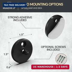 Modern JP Adhesive Vinyl Wall Mount for Discs (4-Pack) – Strong Hold Record Hold