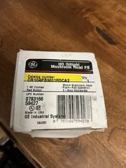 General Electric Heavy-Duty Oiltight Mushroom Head Pushbutton Switch Open Box
