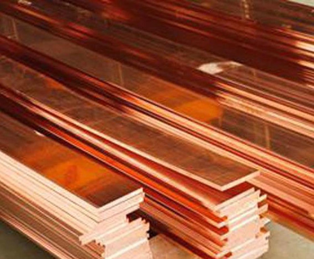 2pcs 99% Copper T2 Cu Metal Flat Bar Plate 1.5mm x 15mm x 250mm