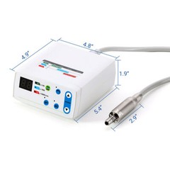 Dental LED Brushless Electric Micro Motor/Fiber Optic 1:5 Increasing Handpiece